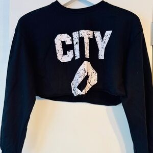 2 Piece Set - City Zero Miami Cropped Hoodie & Shorts